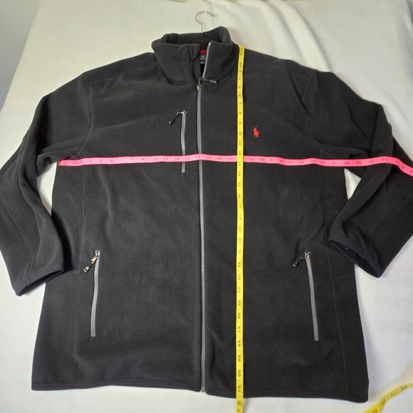 POLO Ralph Lauren Jacket Mens Size 1X Full Zip Black Gorpcore Performance Fleece - Picture 4 of 9
